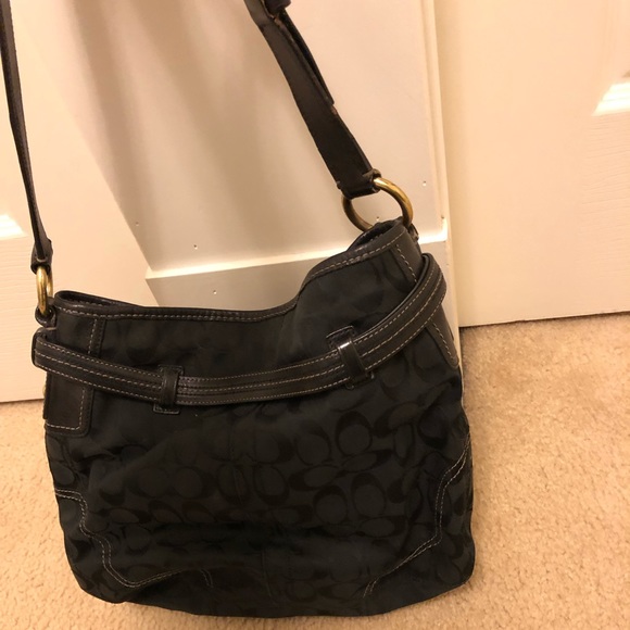 Black Coach Purse - Picture 4 of 5